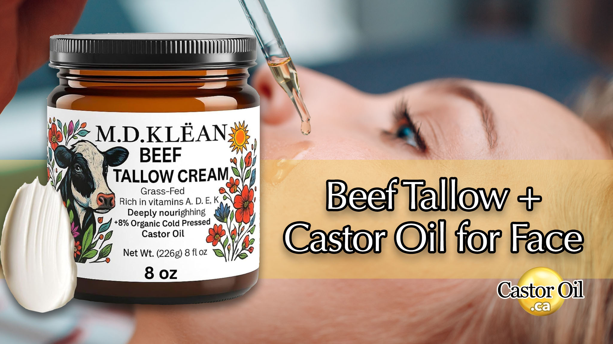 Beef Tallow with Cold Pressed Castor Oil (Copy) - Image 3