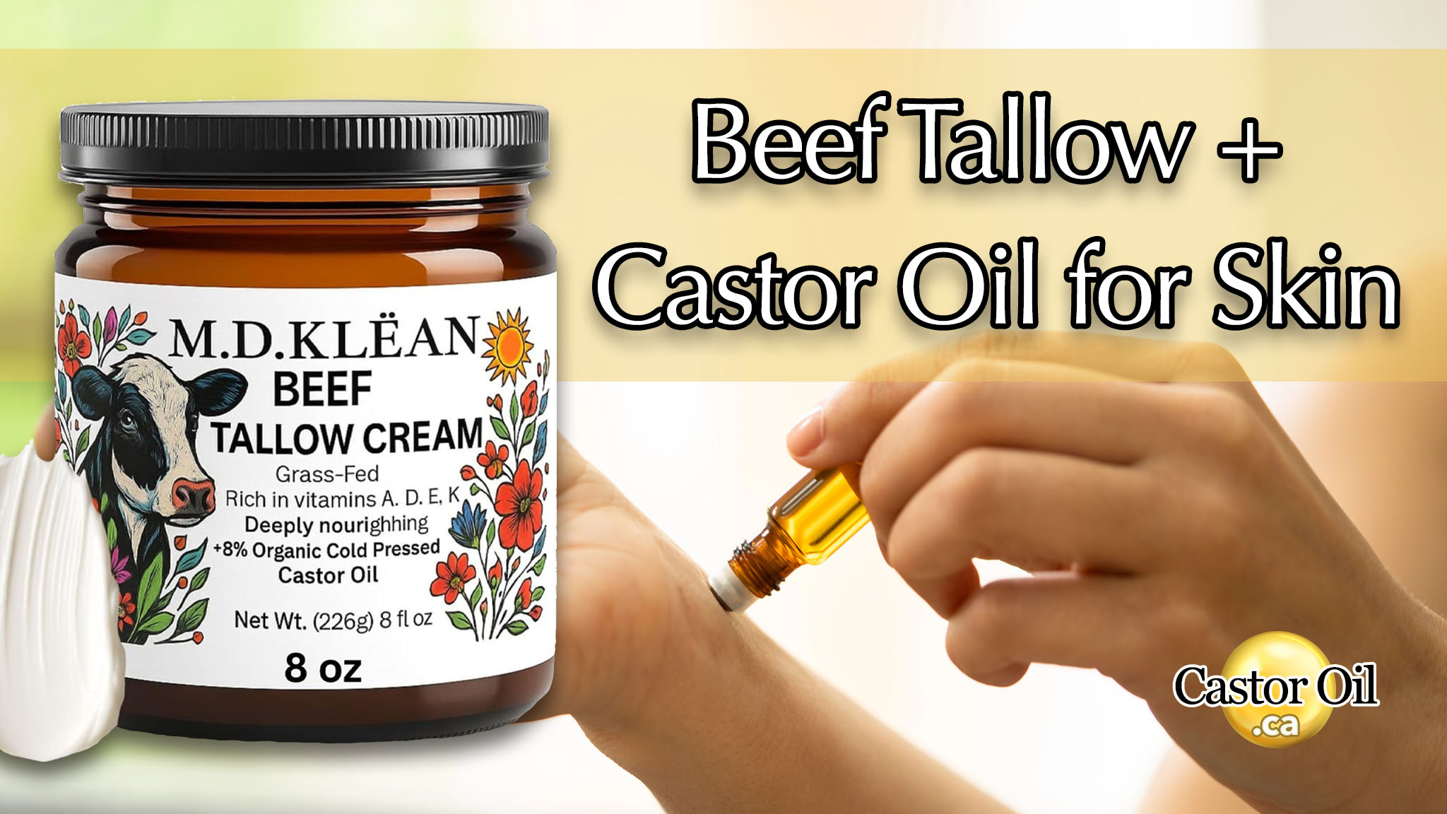 Beef Tallow with Cold Pressed Castor Oil (Copy) - Image 2