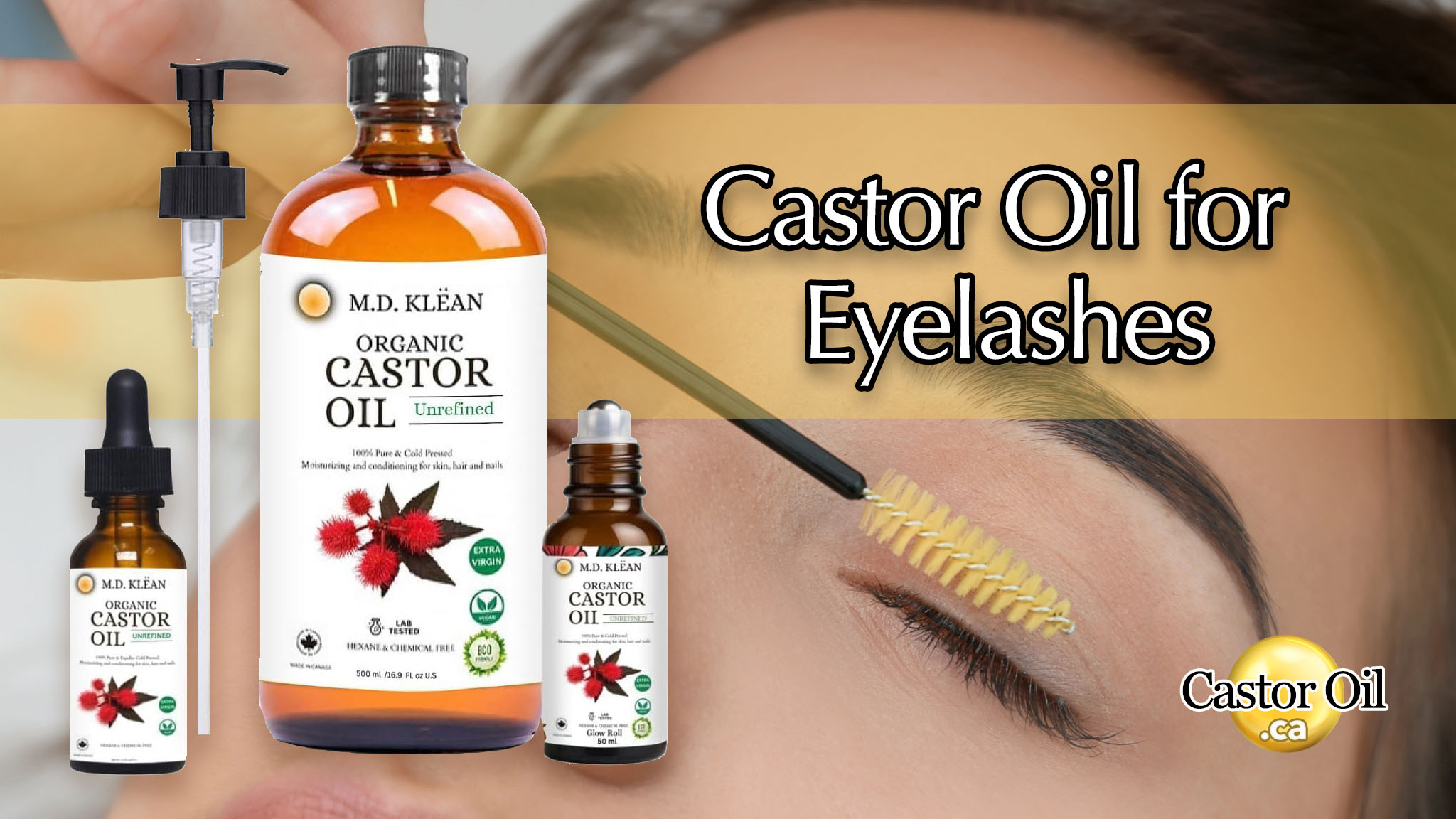 Cold Pressed Castor Oil (with Dropper + Roller) x4 Case Deal - Image 4
