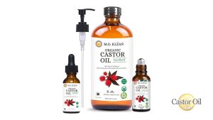 Cold Pressed Castor Oil (with Dropper + Roller)