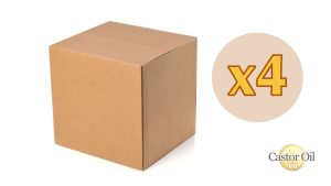 Cold Pressed Castor Oil (with Dropper + Roller) x4 Case Deal